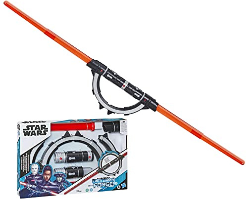 Hasbro Star Wars Lightsaber Forge Inquisitoren Meister Set, elektronisches Doppelklingen-Lichtschwert, Spielzeug für Kids ab 4