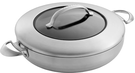 SCANPAN CTX Schmorpfanne mit Deckel 32 cm, Induktion, 5-Schicht