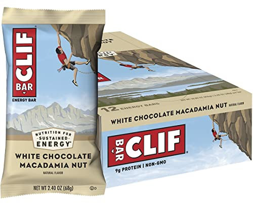 Clif BAR White Chocolate Macadamia 68g (Pack of 12)