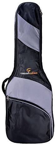Soundsation PGB-5 CG – Funda para guitarra acústica 4/4, 108 x 42 x 13,5 cm – Color negro/gris