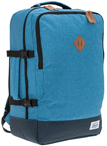 BESTWAY Cabin 40223 Retro Reiserucksack Kabinenrucksack Leichtgepäck Rucksack + Koffergurt