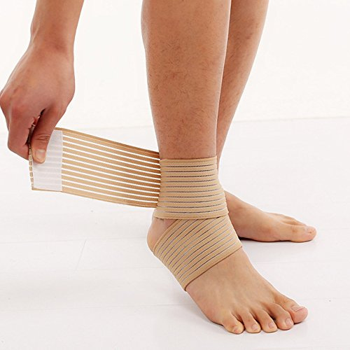 Bande Bandelette Sangle Bandage Strapping Elastique - Compression Contention Maintien Support Attelle Orthese - (BANDE CHEVILLE PEAU 70x7,5 cm)