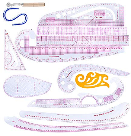 TTAototech Lineal-Set, Kunststoff Lineal, Modern, Einstückig, 5 cm lang