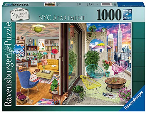 Ravensburger NYC New York City Apartment Vision 1000 Piece Jigsaw Puzzle for Adults & Kids Age 12 Years Up
