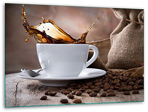 TMK ArtDeko – Schneidebrett Glas – Glasschneidebrett für die Küche 40x30 cm – Robust, Hygienisch & Rutschfest – Glas Schneidebrett – Zusätzliche Arbeitsfläche – Vielseitige Nutzung