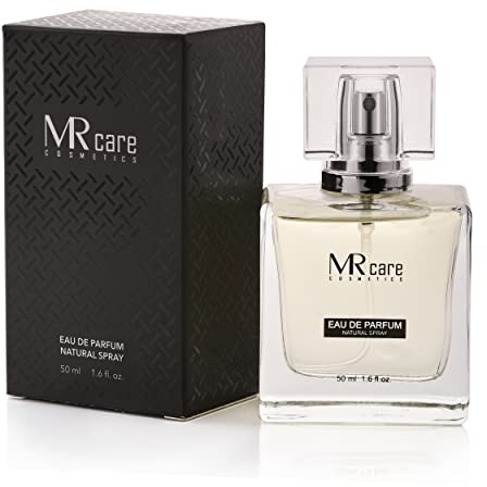 MR Care Cosmetics Eau de Parfum Anthrazit 50 ml - frischer holziger Herren-Duft mit Bergamotte Lavendel und Patchouli, Holz-Note, Parfüm-Spray