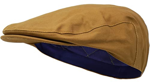 Borges & Scott The Stanley – Wasserdicht – Dry Wax Flat Cap, hautfarben, 60cm (L)