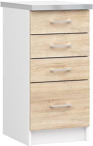 AKORD Küchenschrank Lima | Funktional | Langlebig | Modernes Design | Für große und kleine Küchen | Pflegeleicht | Kombinierbar mit Anderen Möbeln aus der Serie