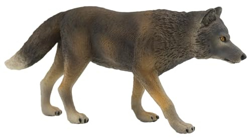 Bullyland Wolf Spielzeug Figur, 11 cm, ab 3 Jahren, 63460 | Perfekt als Spielzeug Figur, Dekoration und kleines Geschenk, Für Kinder ab 3 Jahren und Sammler