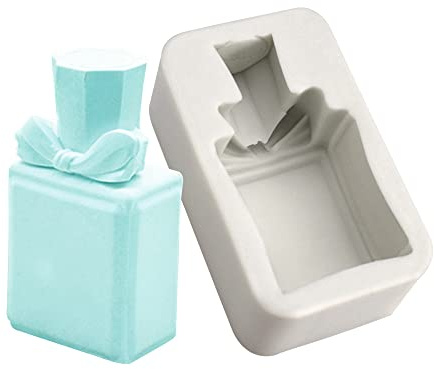 Chocolate Icing Mould 2Pcs Bottle Shape Soap Silicone Cake Decorating Chocolate Clay Fondant Mold