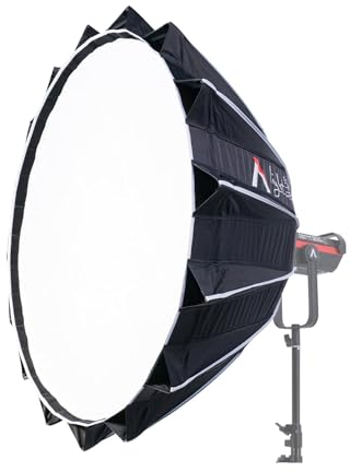 Aputure Light Dome III - Softbox Circolare Mini Bowens Mount Ø89,0 x 60,0 cm: Configurazione Veloce con Design Pieghevole, Compatibilità per Luci Continue Aputure & Amaran e Altri Bowens
