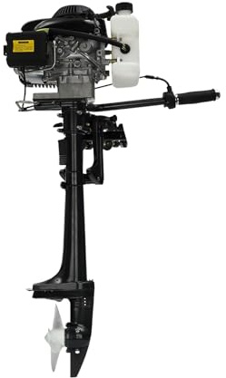 Bootsmotor, 4-Takt 3PS Außenbordmotor, Fischerbootmotor, Wasserkühlung Außenbordmotor Fischerbootmotor CDI Zündanlage, für kleine Wasserfahrzeuge, Kajaks, Kanus, Schlauchboote