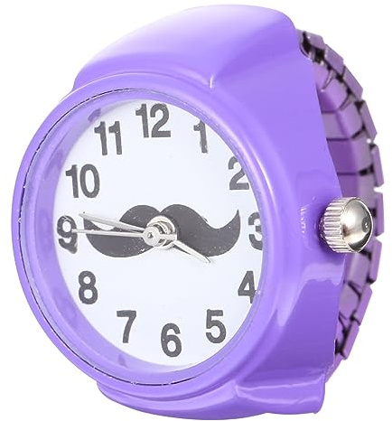 ABOOFAN Ringuhr aus Abs Dekorativer Fingerring Stylische Damen-fingeruhr Retro-Design Angenehm zu Tragen Praktische Uhr