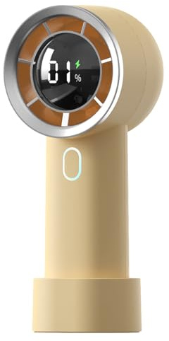 Ventilateur portable à main - Ventilateur de refroidissement USB de 1 000 mAh | Ventilateur de bureau de poche de charge de type C | Ventilateur de refroidissement réduction du bruit pour enfants