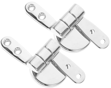 Artibetter 1 Set Cerniera Del Coperchio Del Water Sostituzione Viti Sedile Wc Cerniera Del Sedile Del Wc Fissaggi Cerniera Per Sedile Wc Cerniere Regolabili Regolabile Noce Addominali