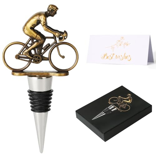 Prebarfun Tappo per Bottiglia di Vino Vintage - Tappi per Bottiglie di Vetro, Regali per Padri - Per Vino Rosso, Champagne, Prosecco, Frizzante