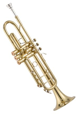 Trompete Lackgold B-Trompete Instrument professionelle Leistung Orchester Trompete Blasinstrument Messing