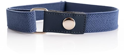 Olata Stretch-Kindergürtel mit Druckknopf, 1–6 Jahre, 25 mm | Verstellbarer Stretchgürtel für 1–6 Jahre mit Druckknopf; bequem, sicher und leicht zu bedienen.