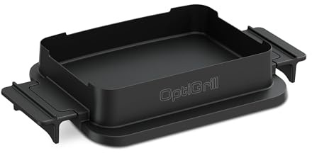 Tefal OptiGrill Zubehör Backschale, kompatibel mit OptiGrill 2-in-1, OptiGrill mit Backofen-Funktion erweitern, antihaftbeschichteter Aluminiumdruckguss, Schwarz, XA732810