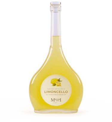 Limoncello - Liquore Artigianale con Limone di Rocca Imperiale IGP | Moschini Farms | Made In Italy | Bottiglie esclusive numerate a mano