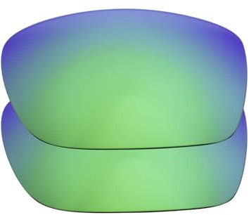 IMYTPFT Lot de 2 verres polarisés Oakleys Fives Squared Green, Vert, Taille unique