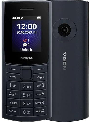 Nokia 110 4G (2023) Mobile Phone - Midnight Blue Colour - £10 Preloaded Sim Included on award-winning network. Unlimited calls and texts.