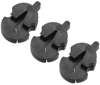 QUARKZMAN 3er Pack Gummi Schalldämpfer für Violine Universal Geige | Schalldämpfer Tourte-Style Geigen Übungs Schalldämpfer, für Musikinstrumente