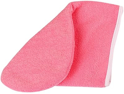 Guantes de Cera para Terapia de Parafina, 1 Par, Tejido Rojo | Manoplas Aislantes para Spa, Fáciles de Poner, Favorecen la Absorción de Humedad