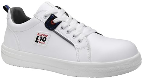 ELTEN Sicherheitsschuhe GHOST Low ESD S3, Herren, Textil, Stahlkappe, leicht, sportlich, Weiß, Größe: 46