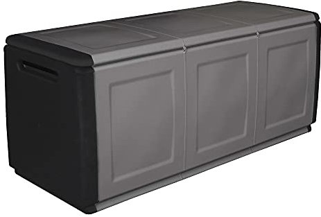 Art Plast CB3/N Baule portatutto in plastica, Nero/Grigio