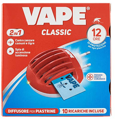 Vape - Diffusore Piastrine con Spina [3 diffusori + 30 piastrine]