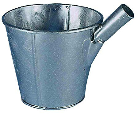 KERBL Jaucheschöpfer verzinkt, mit Tülle, Fassungsvermögen 4,4 l