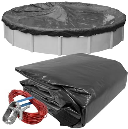 Robelle 5118-4 Pool Cover for Winter, Ultimate, 18 ft Above Ground Pools