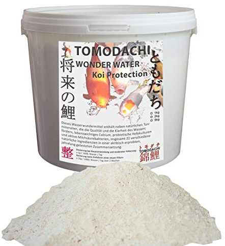 Tomodachi Algenfreier Koiteich auf kolloidaler Ebene, Wonder Water Koiprotection Wasserverbesserer 1kg