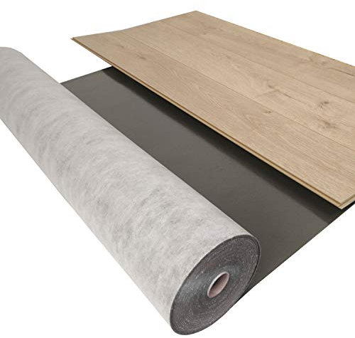 10 m² / uficell Silence Floor Akustik Trittschalldämmung und Gehschalldämmung für Laminat und Parkettböden | Stärke: 2 mm | Rollengröße: 10 m² | Materialdichte: 1 to/m³