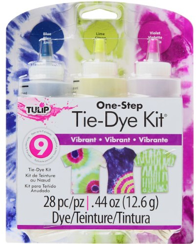 Tulip Tie Fabric Dye Kit, Vibrant, 3 colors, 0.44oz