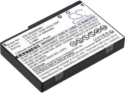 Battery for Nintendo DS Lite Li-ion 3.7V 850mAh - USG-003, USG-001, SAM-NDSLRBP, C/USG-A-BP-EUR