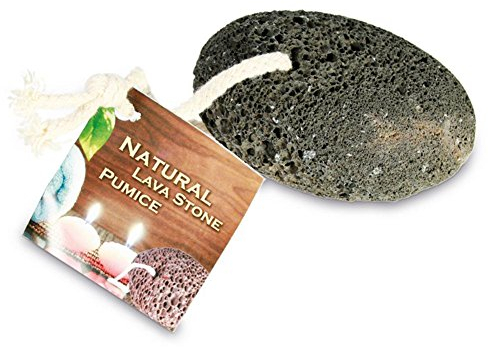 Bimsstein, natur, mit Kordel, 7 x 9 cm