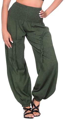 Yoga und Wellnesshose zum Wohlfühlen aus Baumwolle Hippie Goa Hose