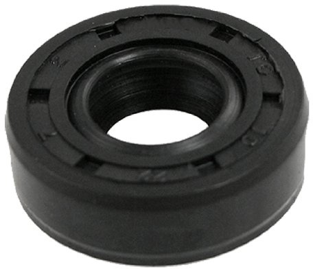 sourcing map Joint d'Étanchéité d'Arbre Joint Huile Arbre Rotatif Métrique 10x22x7mm TC Double Lèvres en Caoutchouc, Noir