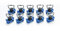 Lot de 10 ferrures Simples pour Rails d'arrimage - Charge de Rupture : 500 daN Version 3.0