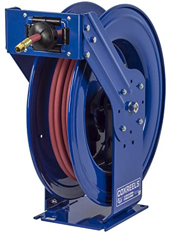 Coxreels Truck Series Maximum-Duty Air Hose Reel,Max. 300 PSI, Model# TSH-N-4100, 1/2 in Hose ID, 100' Length