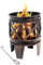 BBQ-Toro Feuerkorb Plum Ø 42 cm inkl. Schürhaken | Feuerschale in Antik-Rost-Optik | Feuertopf für Camping, Garten und Terrasse | Firepit, Funkentopf, Feuerkessel, Holzbrenner, Brennkessel