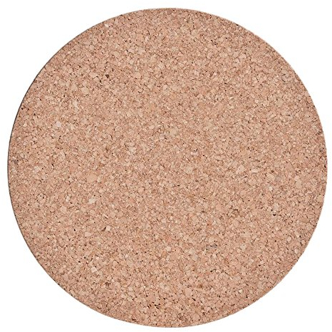 Zeller 01260 Untersetzer, Kork, ca. Ø 26 cm x 1 cm, Untersetzer für Töpfe, Pfannen, Topfuntersetzer, Küche