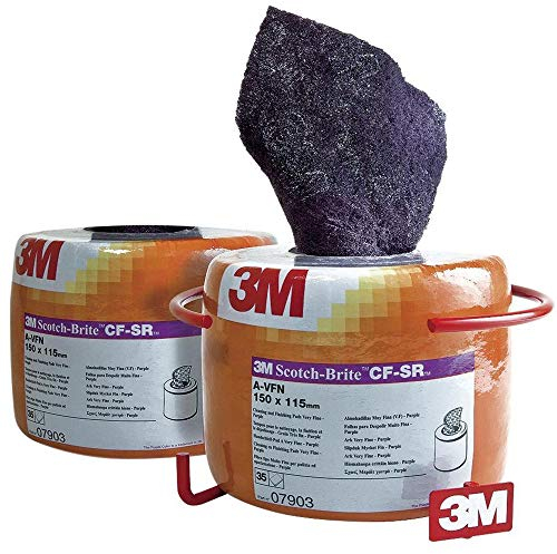 Scotch-Brite reinigen und Finish Rolle, 150 mm x 115 mm, violett, 1