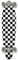 yocaher spezielle Graphic komplett Longboard Kicktail 70 's Form Skateboard W/70 mm Rollen, Checker White