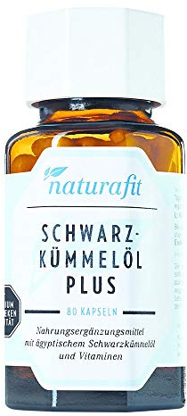 naturafit Schwarzkümmelöl Plus Kapseln, 80 St. Kapseln