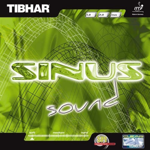 Tibhar Belag Sinus Sound Farbe 2,0 mm, rot, Größe 2,0 mm, rot