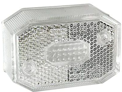 meinAnhängerersatzteil Lichtscheibe zu Aspöck Flexipoint I 1 Begrenzungsleuchte Positionsleuchte weiss