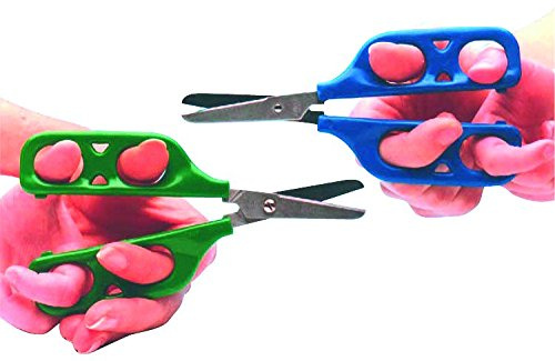 Dual Control Übungsschere für Kinder linkshänder rechtshänder Therapieschre Schere Ergotherapie PETA Easi-Grip (rechtshänder)